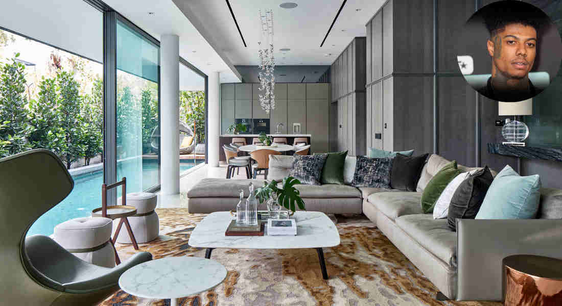 Blue Face Camo House