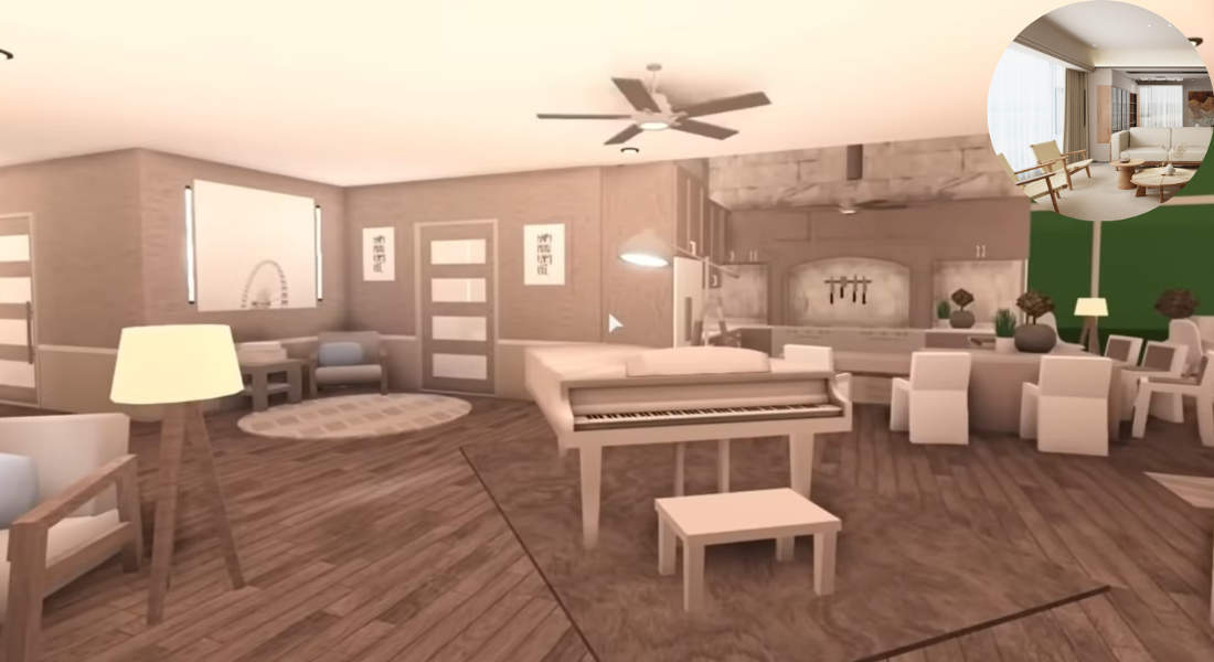 Big Living Room Ideas for Bloxburg