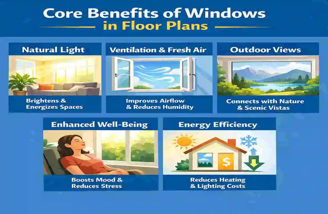 window on floor plan