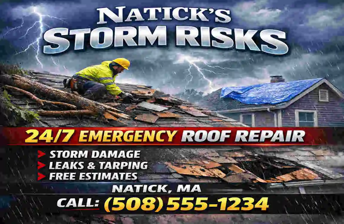 24/7 Emergency Roof Repair Natick MA: