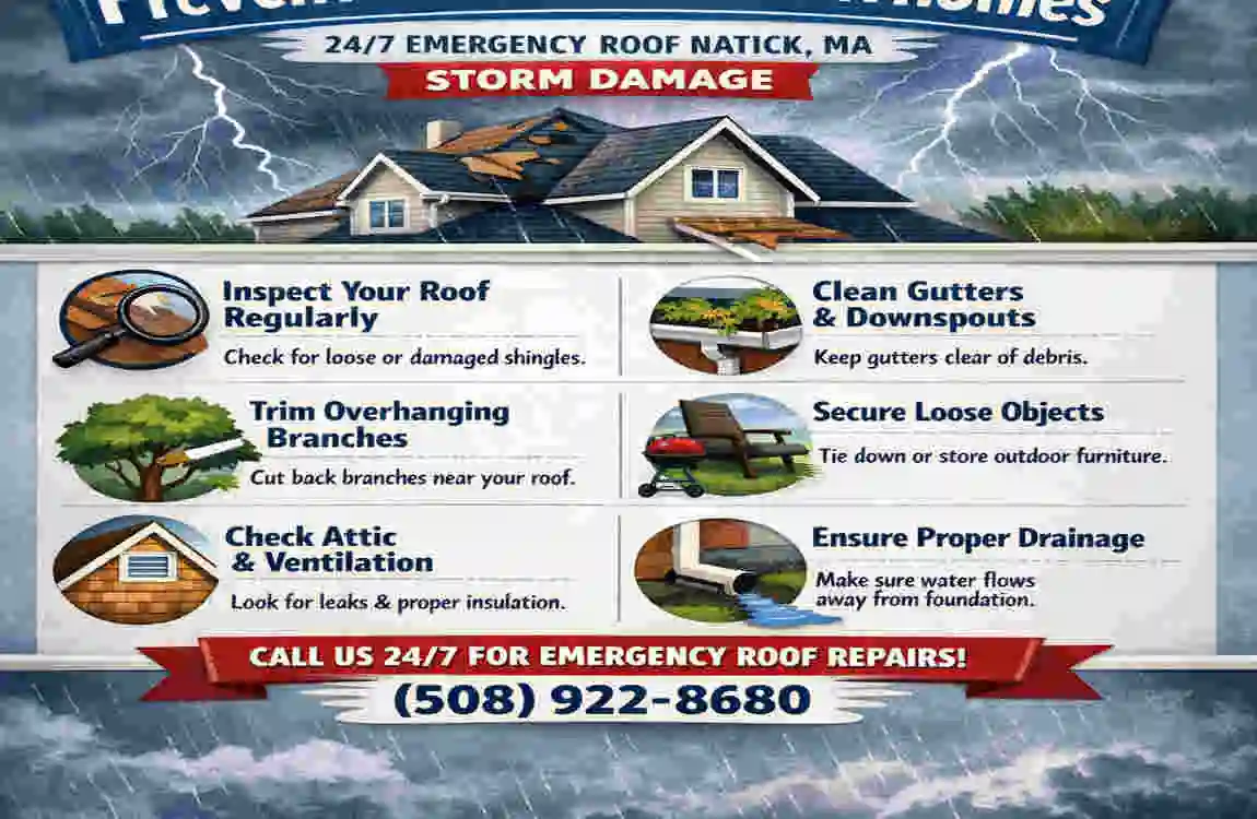24/7 Emergency Roof Repair Natick MA: