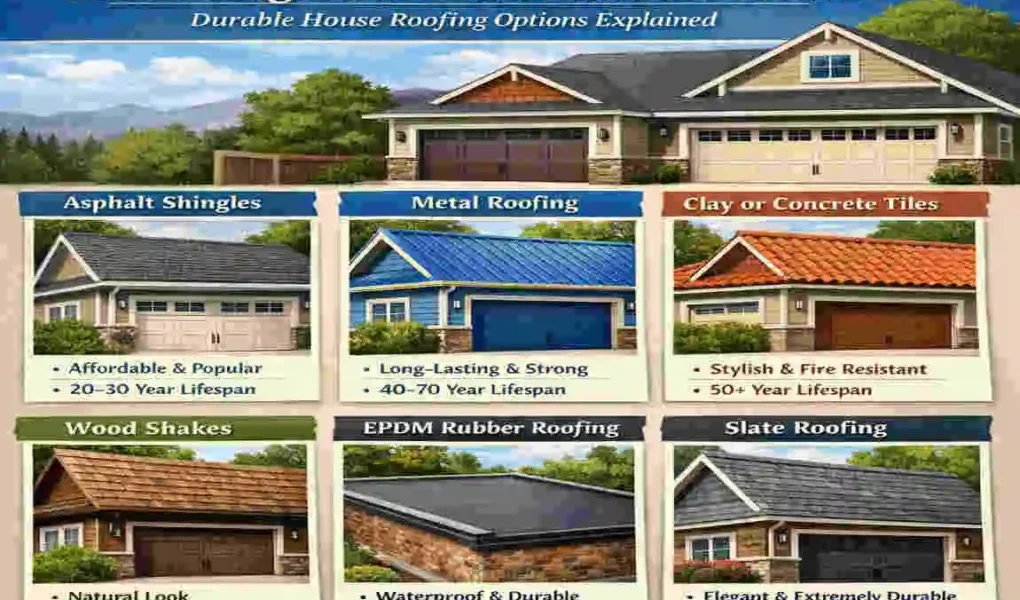 Best Garage Roof Materials for Homes