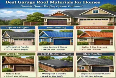 Best Garage Roof Materials for Homes