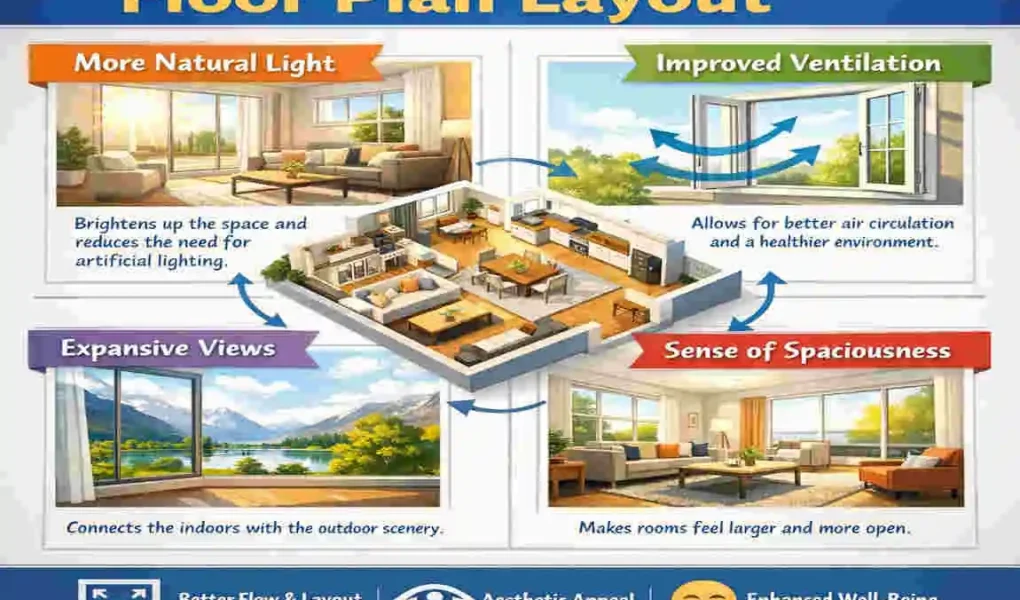 window on floor plan
