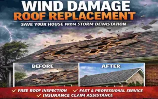 Wind Damage Roof Replacement