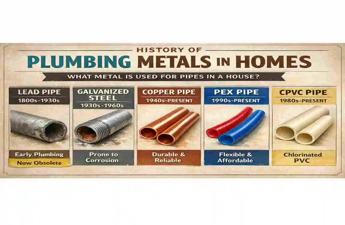 What Metal Pipes Rule Home Plumbing