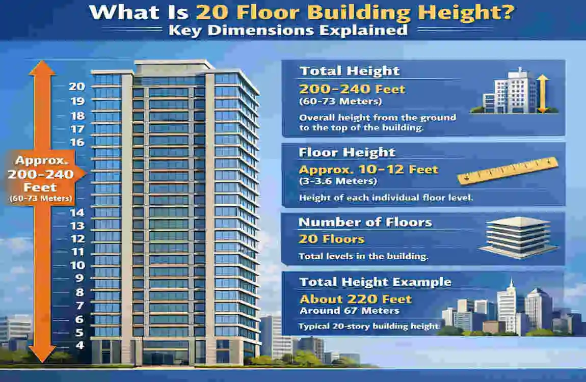 20 Floor Building Height