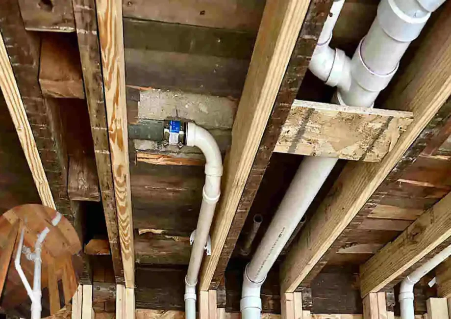 2nd Floor Bathroom Plumbing