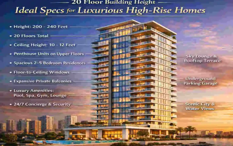 20 Floor Building Height