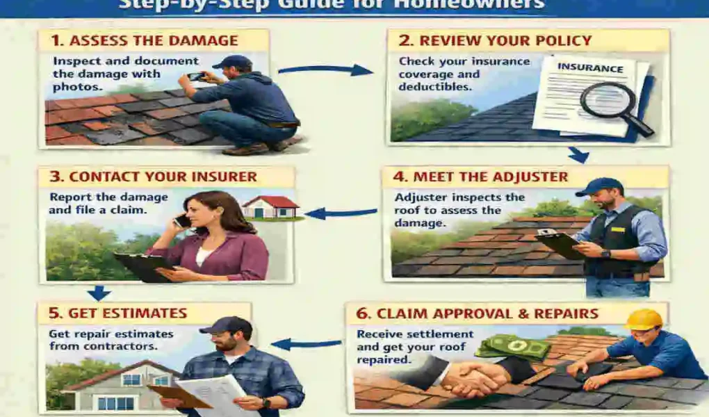 How Does a Roof Insurance Claim Work