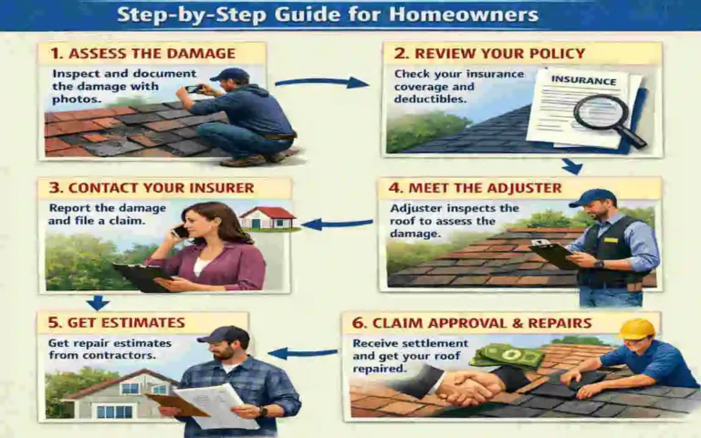 How Does a Roof Insurance Claim Work