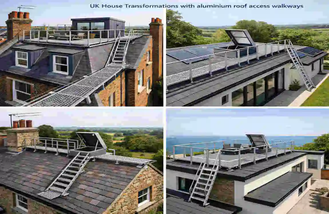 Aluminium Roof Access Walkways UK