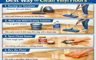what's the best way to clean vinyl floors