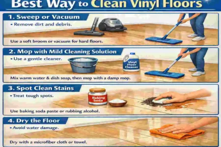 what's the best way to clean vinyl floors