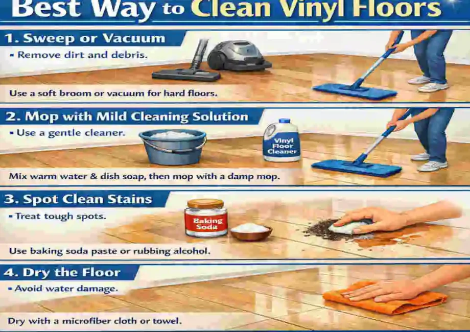 what's the best way to clean vinyl floors