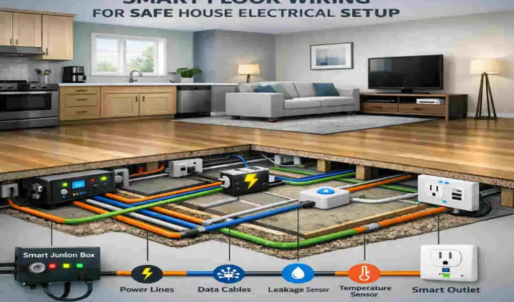 floor wiring at home