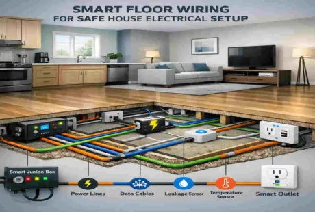 floor wiring at home