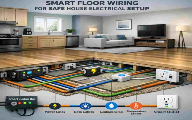 floor wiring at home