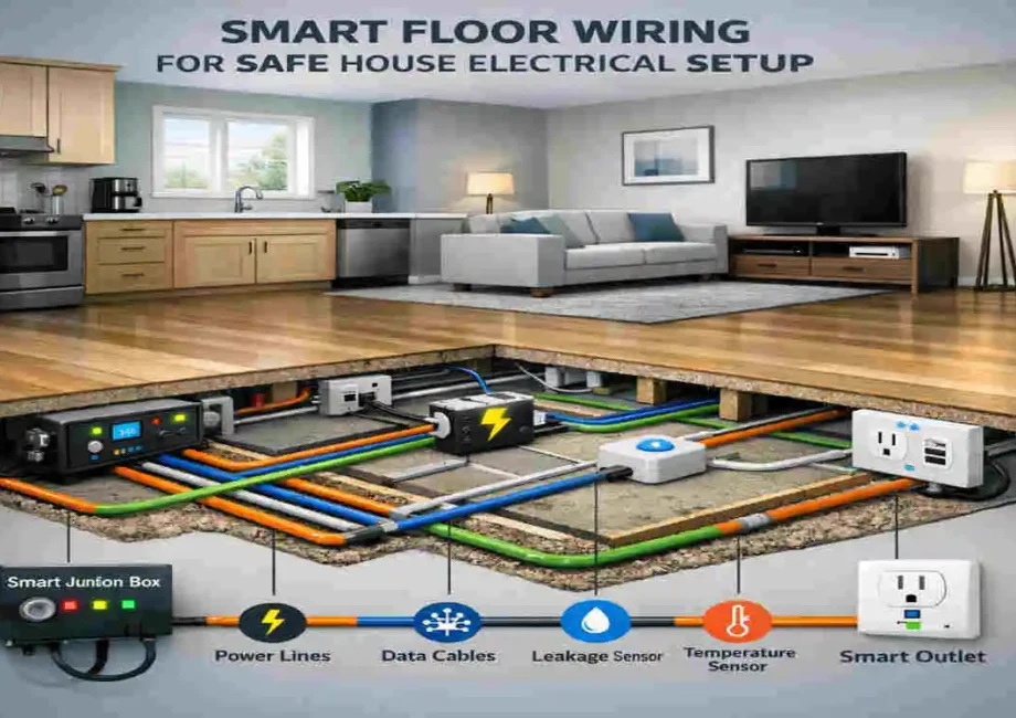 floor wiring at home