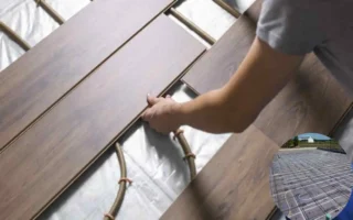 40x60 in-floor heat cost