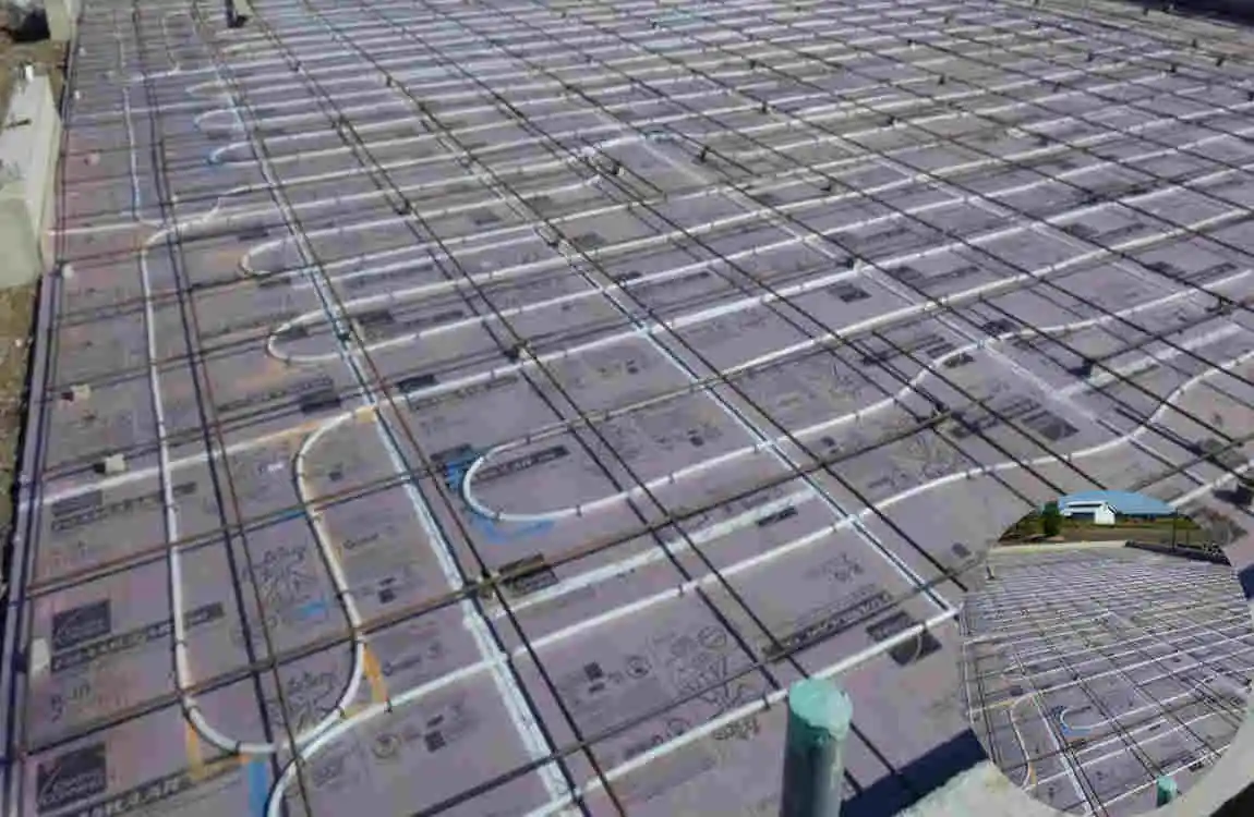 40x60 in-floor heat cost