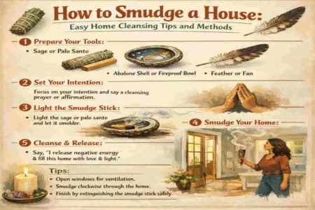 how to smudge a house