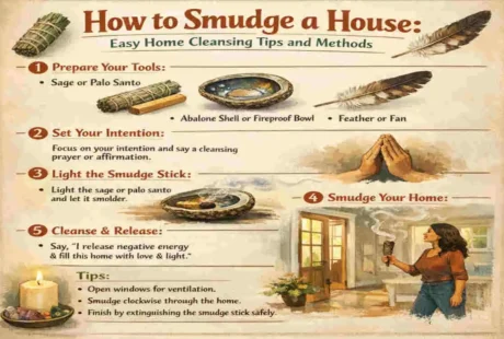 how to smudge a house