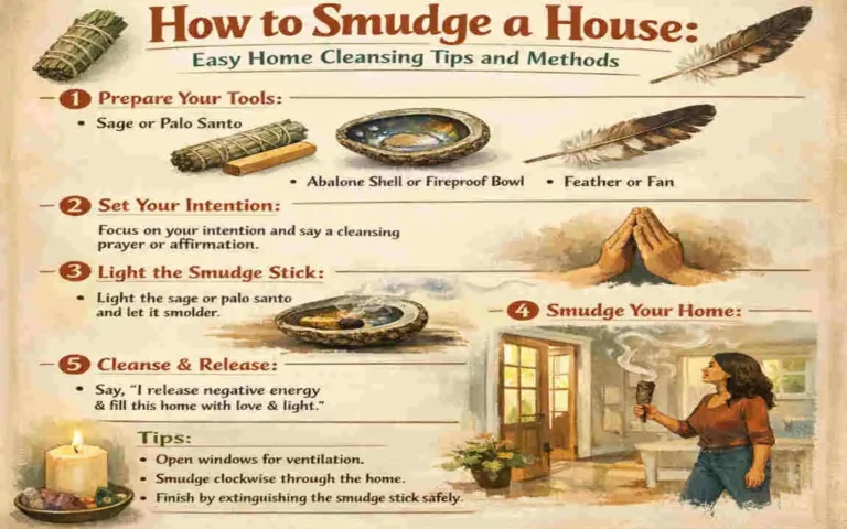 how to smudge a house