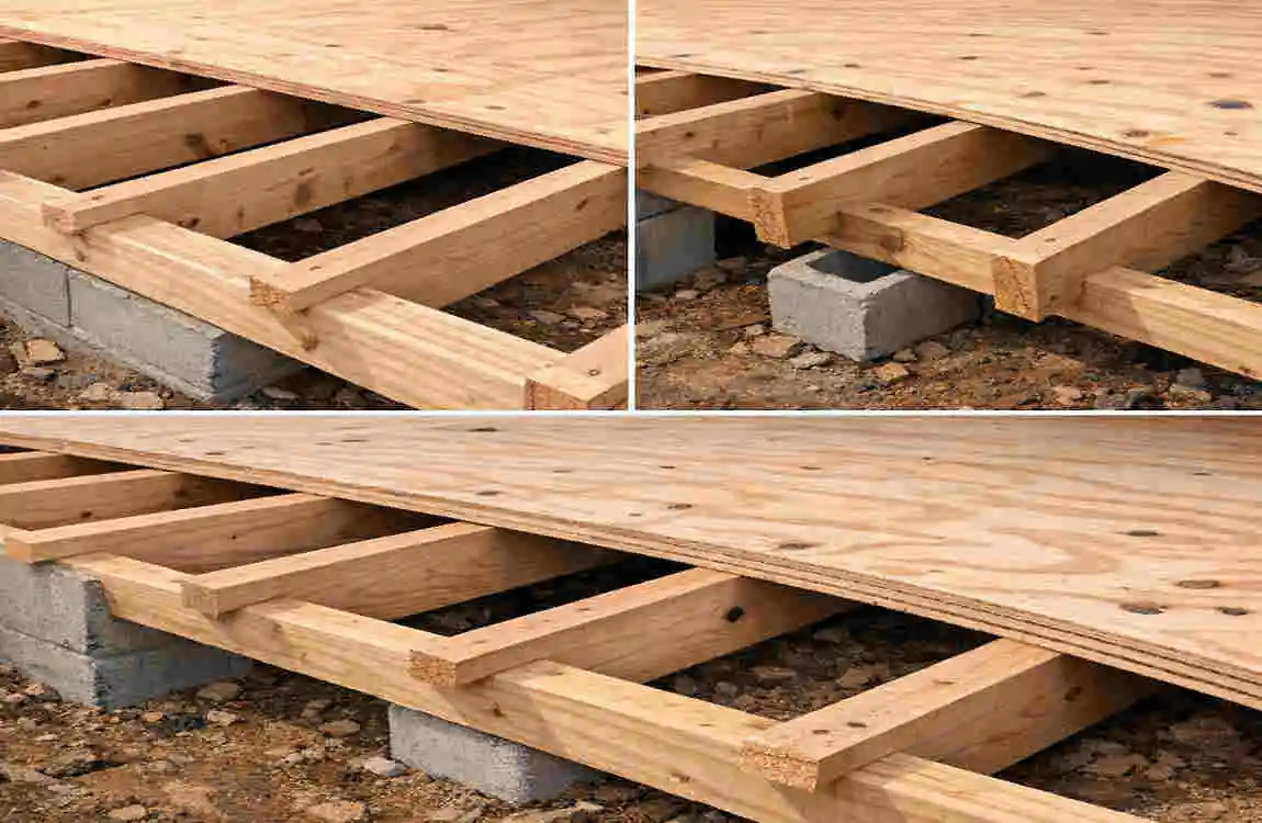2x4 floor joist spacing