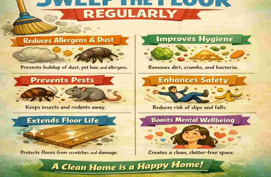 sweep the floor