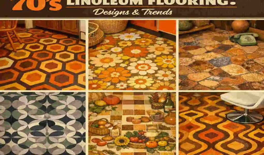 70's linoleum flooring