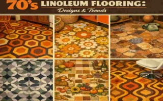 70's linoleum flooring