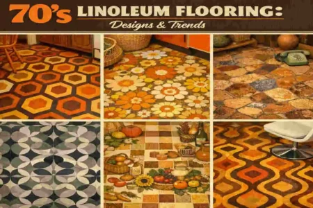 70's linoleum flooring