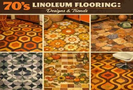 70's linoleum flooring