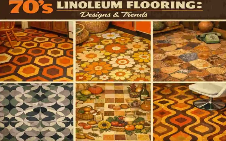 70's linoleum flooring