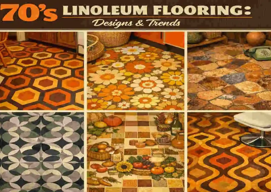 70's linoleum flooring