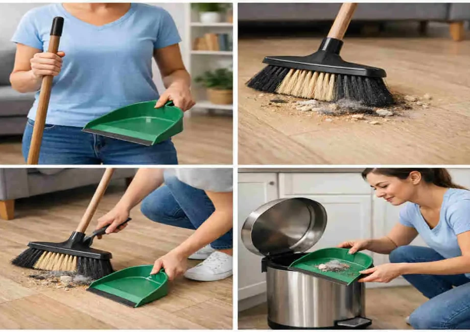sweep the floor