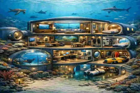 Ocean Floor House Diagram