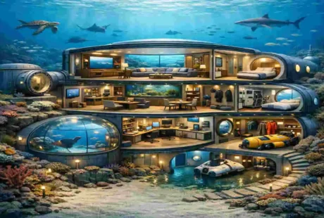 Ocean Floor House Diagram