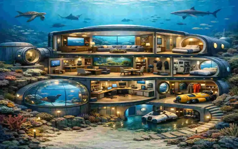 Ocean Floor House Diagram
