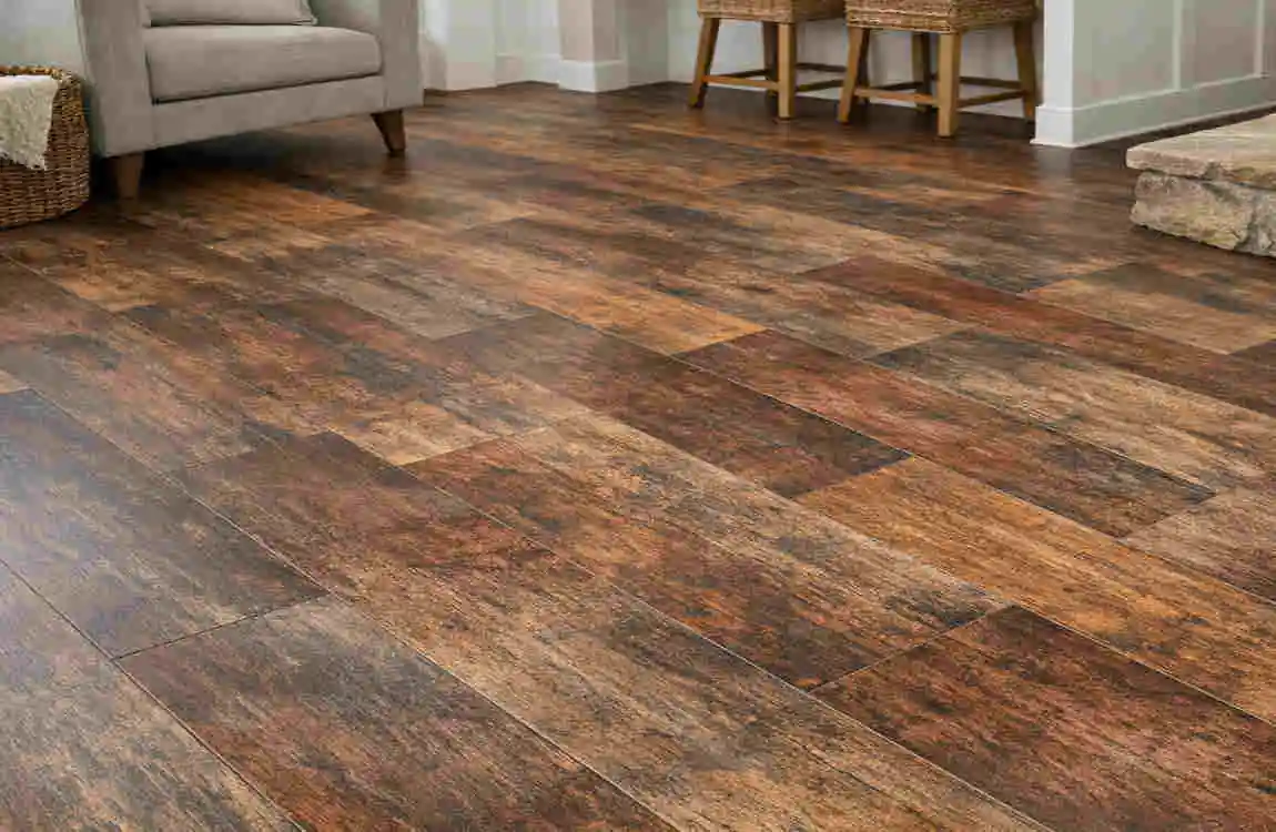 red desert flooring for house