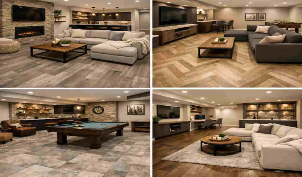 vinyl flooring for basements ideas