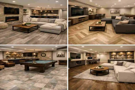 vinyl flooring for basements ideas
