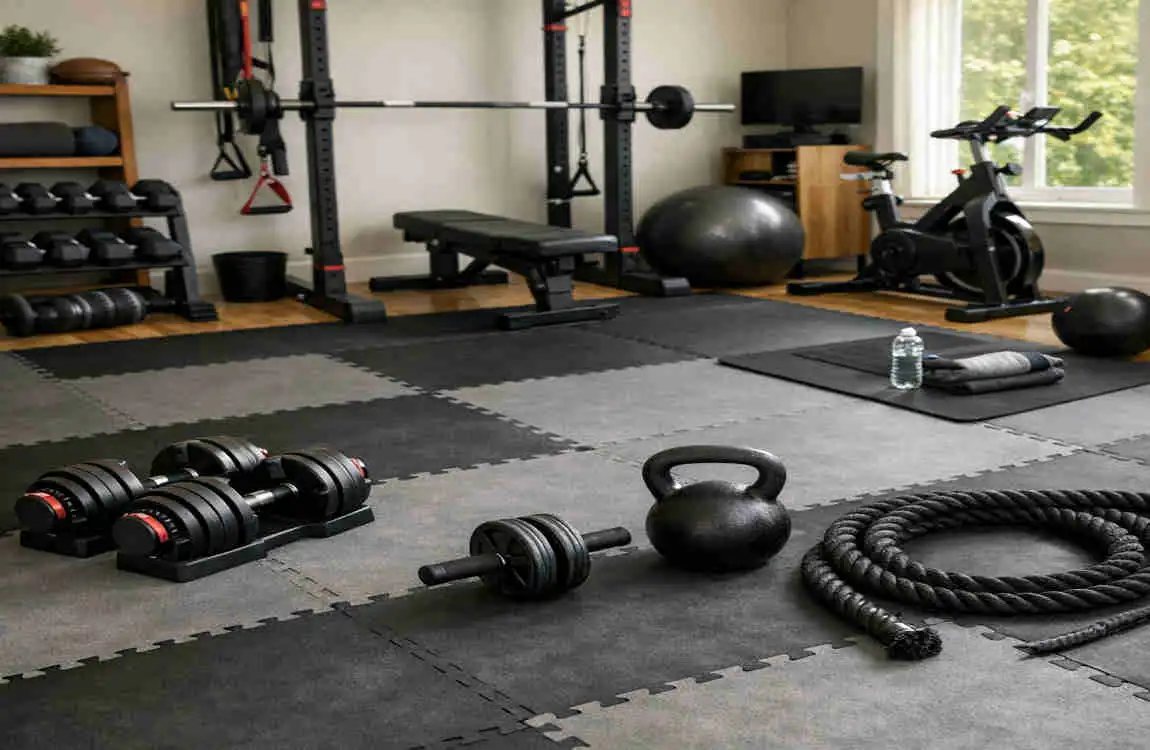 gym floor at home