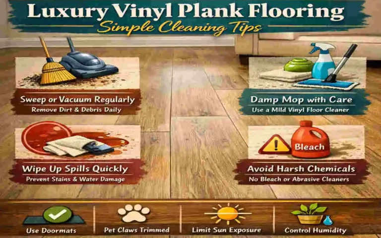 how to clean luxury vinyl plank flooring