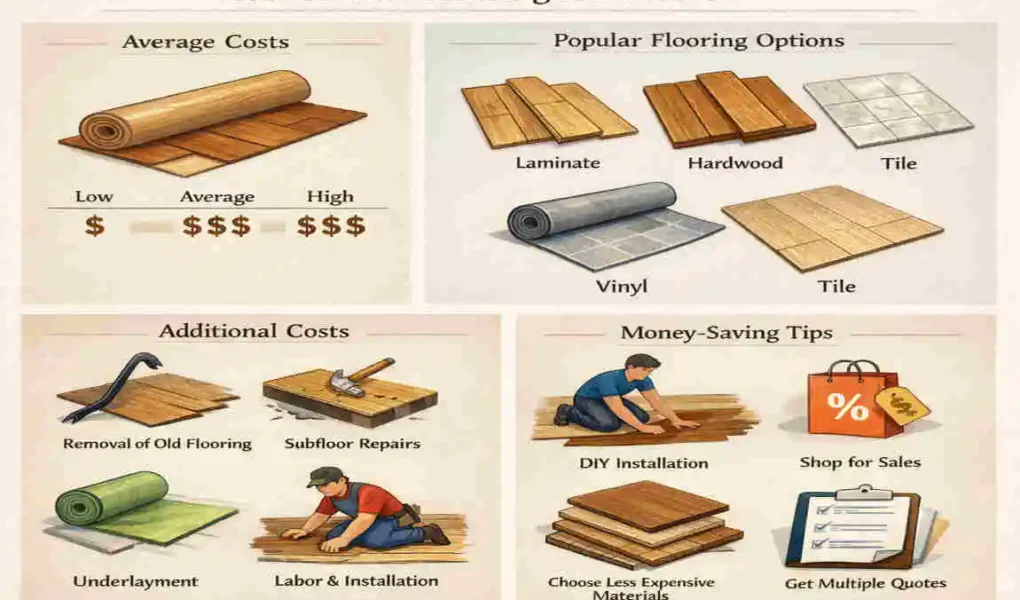 how much does it cost to floor a whole house?
