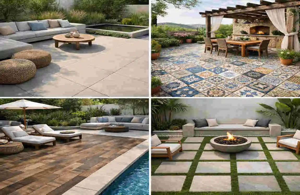 Outdoor Floor Tiles Design