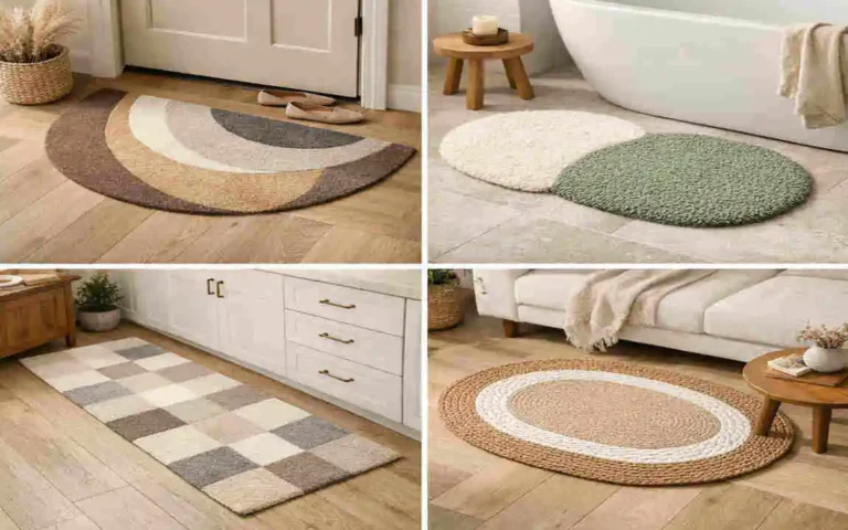 mat on the clean floor ideas