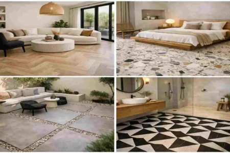 modern guest house flooring ideas