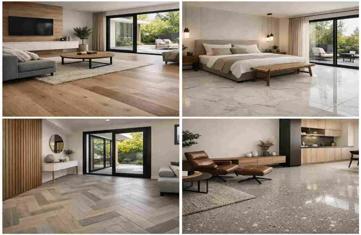 modern guest house flooring ideas